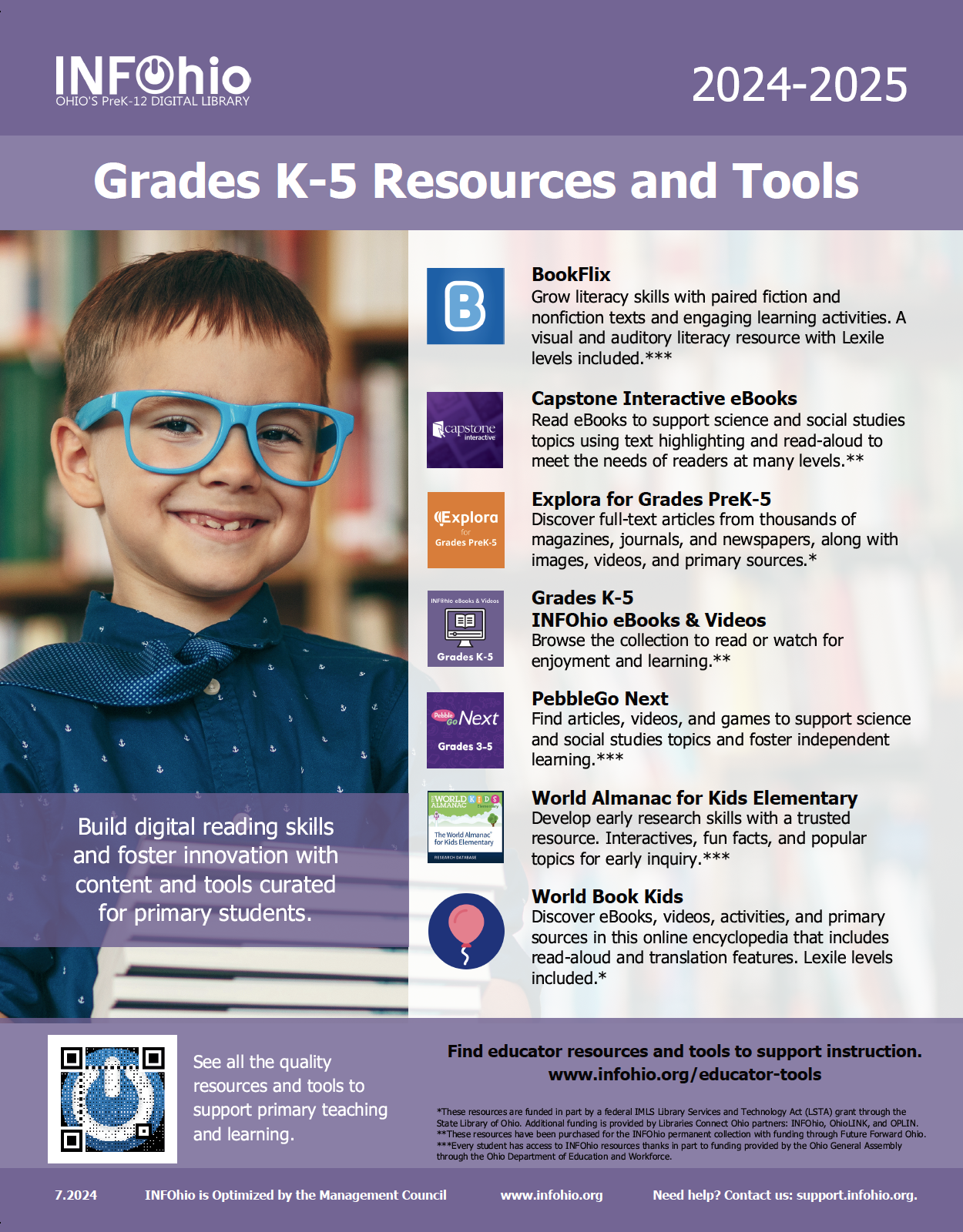 Grades K-5 Teach & Learn with INFOhio: Digital Resources for a Digital Age