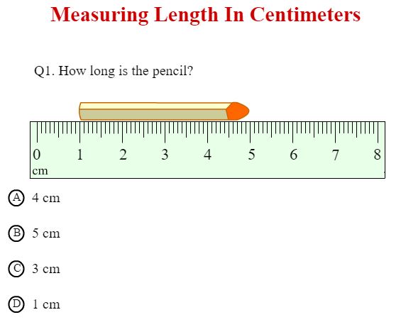 Measuring Length In Centimeters